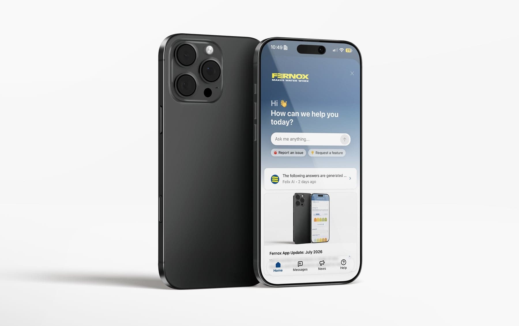 Fernox App Changelog: October 2026